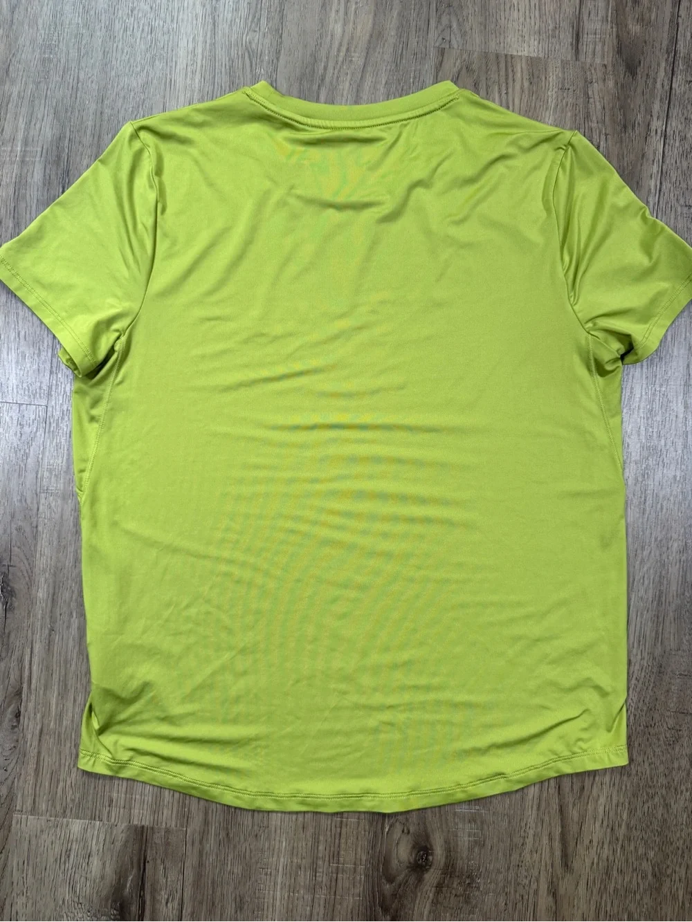 Nike One Dri-Fit Running T-Shirt Lime Green Size Small